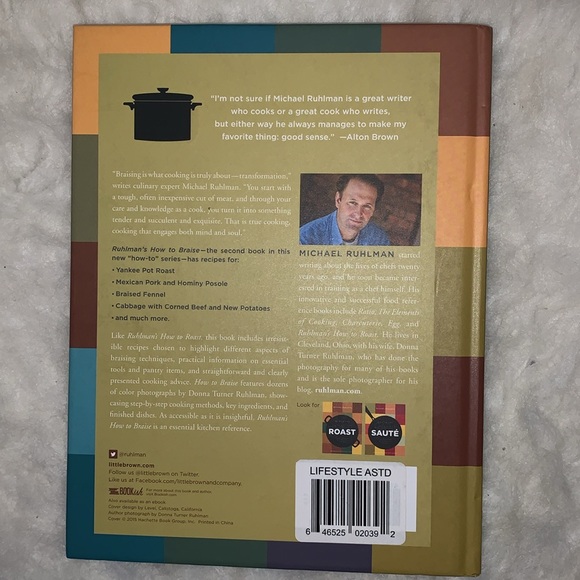 Michael Ruhlman’s cooking book. How to Braise. Hard cover. NWOT - Picture 2 of 11